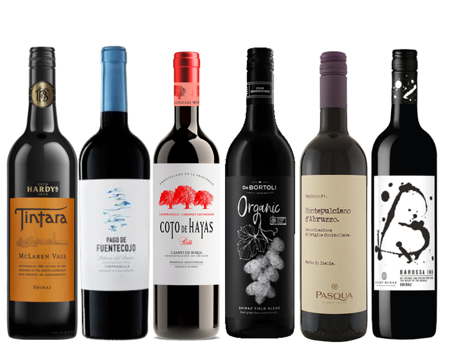 Powerful Reds 6 Bottle Case