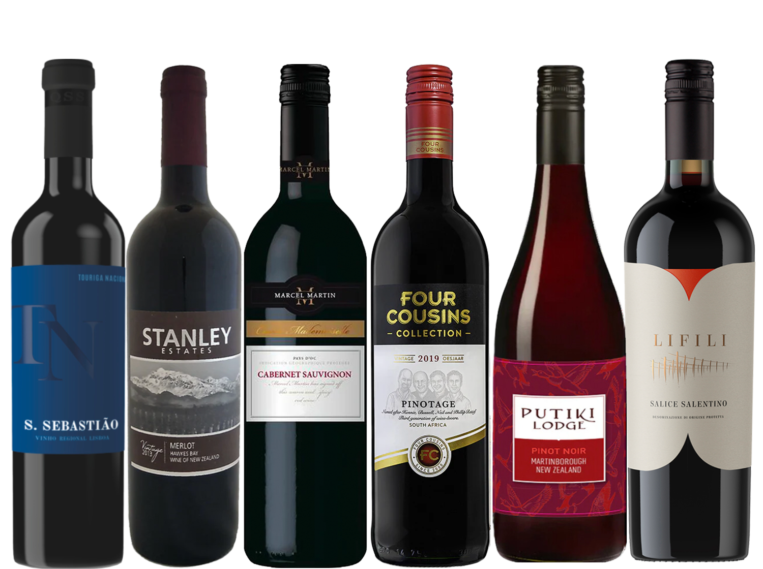 Wine Reed Red Sampler 6 Bottle Case