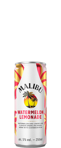 Malibu Watermelon Lemonade Flavour Pre-Mixed (10x 250ml Cans)