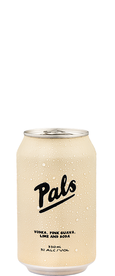 Pals Vodka, Pink Guava, Lime and Soda (10x 330ml Cans)