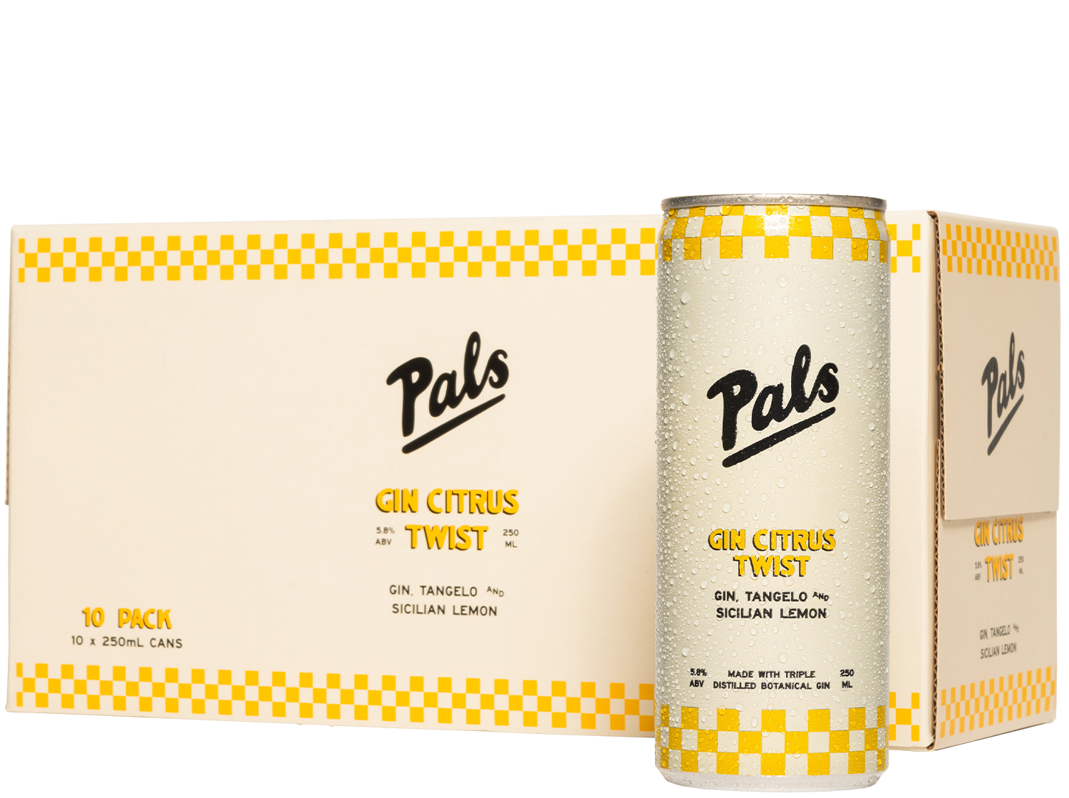 Pals Gin Citrus Twist (10x250mls)