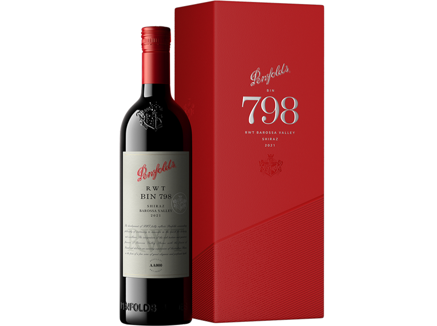 Penfolds RWT Bin 798 Shiraz 2021