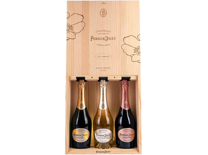 Perrier-Jouët Discovery Trio Wooden Gift Box (3x750ml)