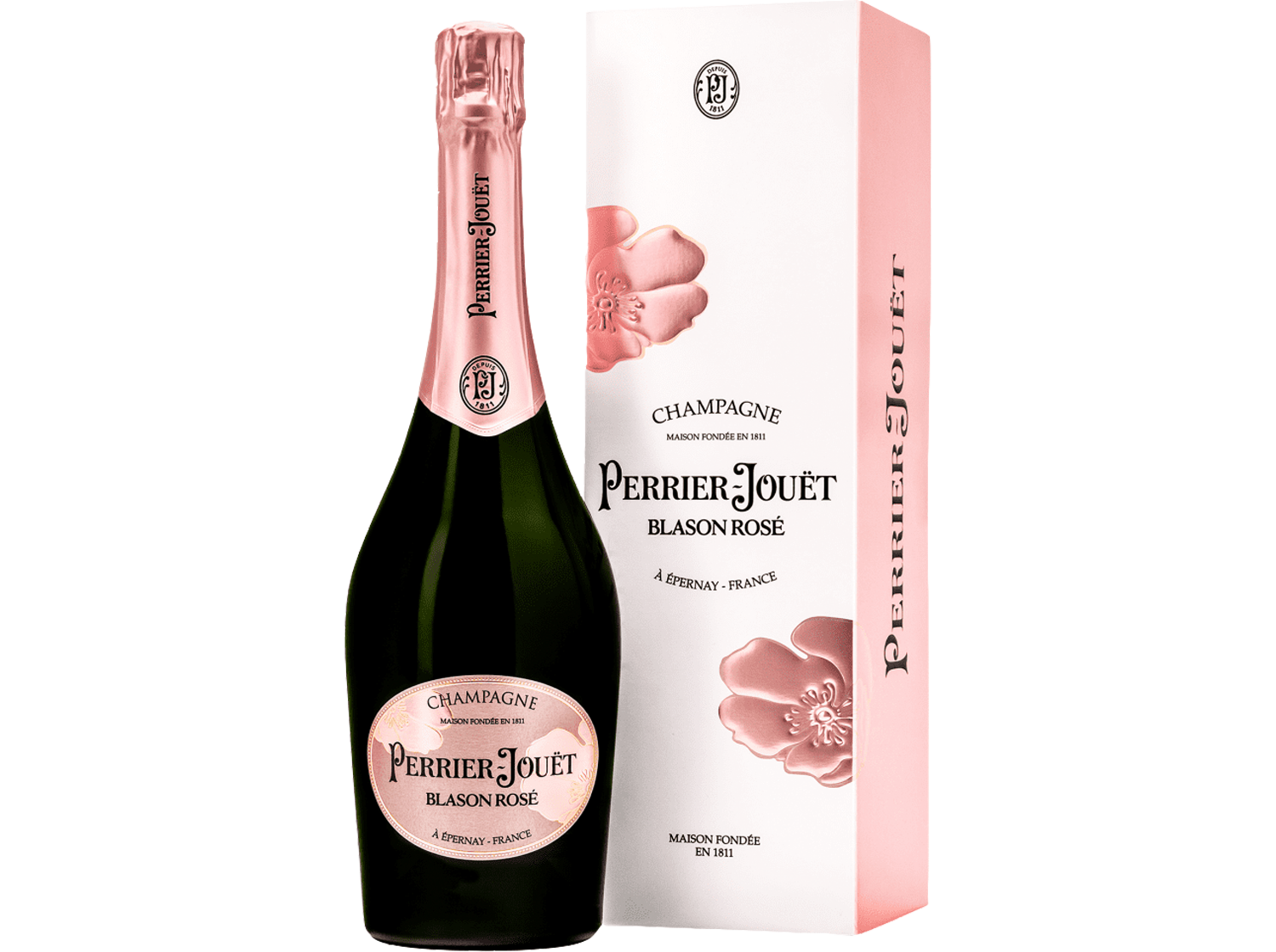 Perrier Jouet Blason Rose Champagne in Gift Box NV