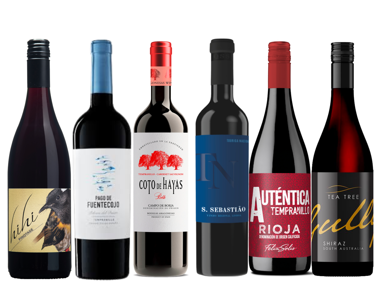 Powerful Reds 6 Bottle Case