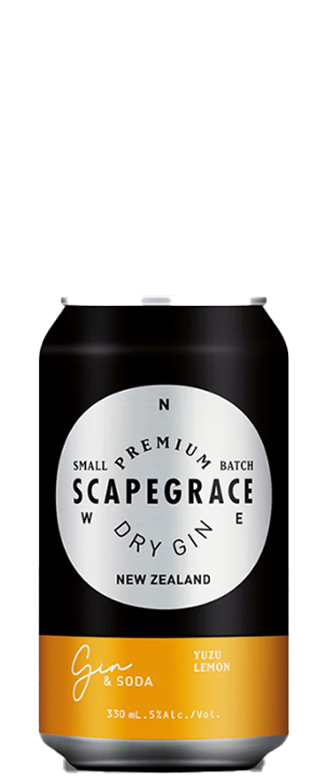 Scapegrace Gin & Soda Yuzu Lemon (10x 330ml Cans)