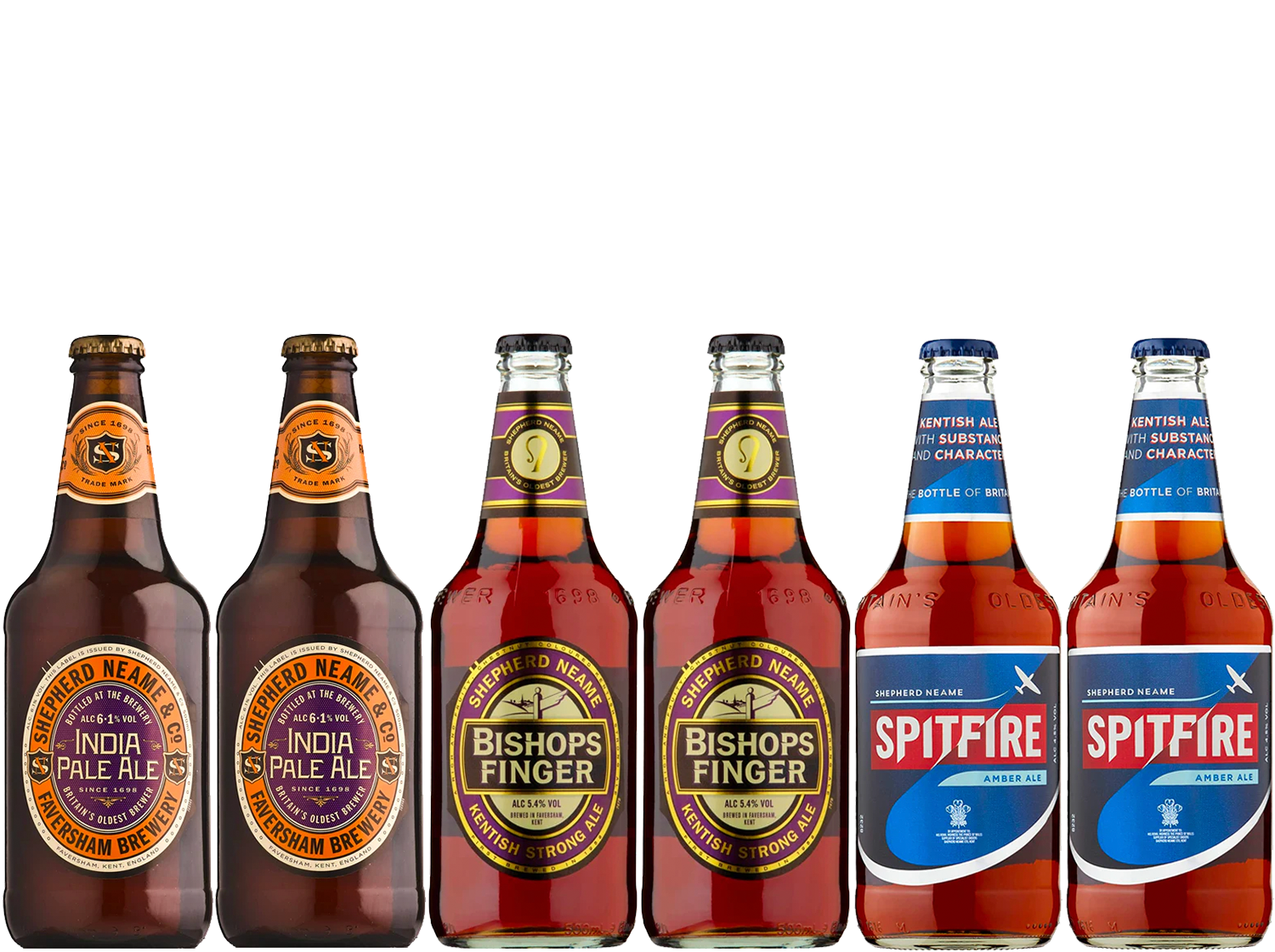 Shepherd Neame 6 Bottle Taster Case