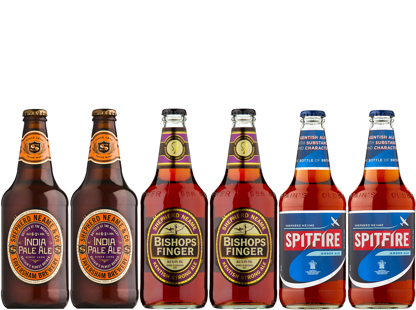 Shepherd Neame 6 Bottle Taster Case