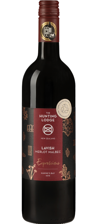 The Hunting Lodge Expressions Merlot Malbec 2019 - Wine Central
