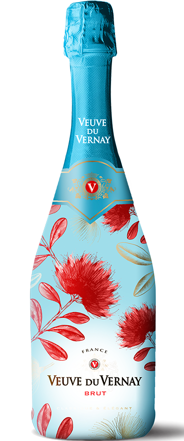 Veuve du Vernay Brut NV (Limited Edition Pohutukawa Wrap)