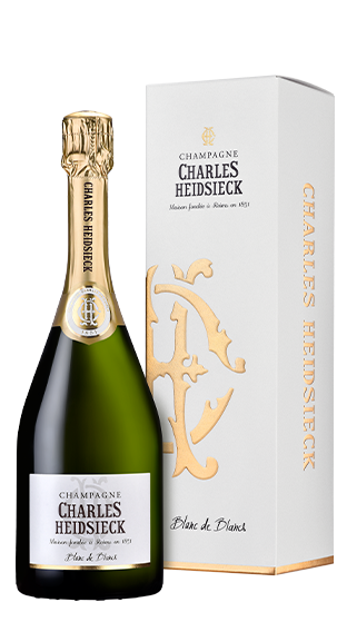 Charles Heidsieck Blanc de Blancs Champagne bottle with its gift box