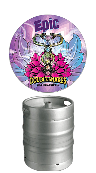 epic kegs double snakes cold ipa 6.9% 50l keg  (1x50000ml) (1x50000ml)
