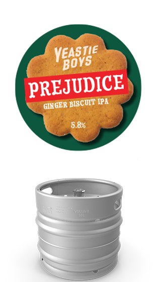 yeastie boys kegs prejudice 5.8% 30l keg (1x30000ml)