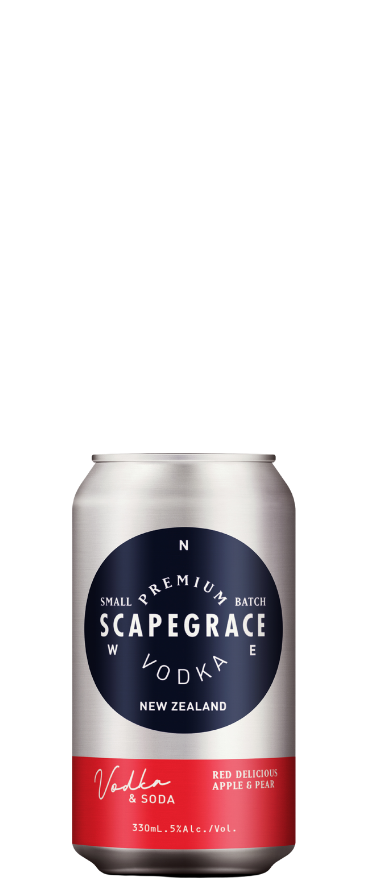 Scapegrace Vodka Soda Apple & Pear (10x 330ml Cans)