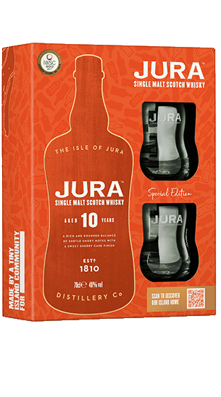 Jura 10 YO 2x Glass Gift Pack 700ml