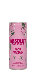 Absolut Cocktails Berry Vodkarita 4x250ml Cans