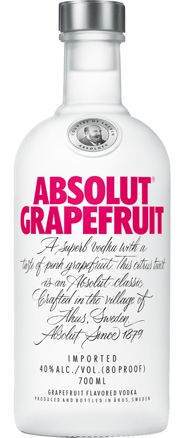 Absolut Grapefruit Vodka 700ml - Wine Central