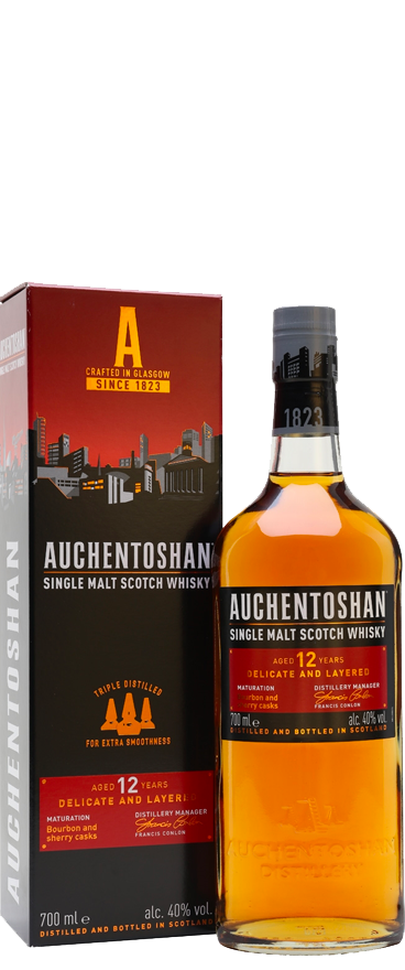 Auchentoshan 12 Year Old Single Malt Whisky 700ml - Wine Central