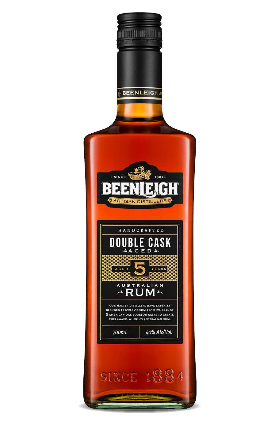 Beenleigh Double Cask 5 YO Rum 40% 700ml
