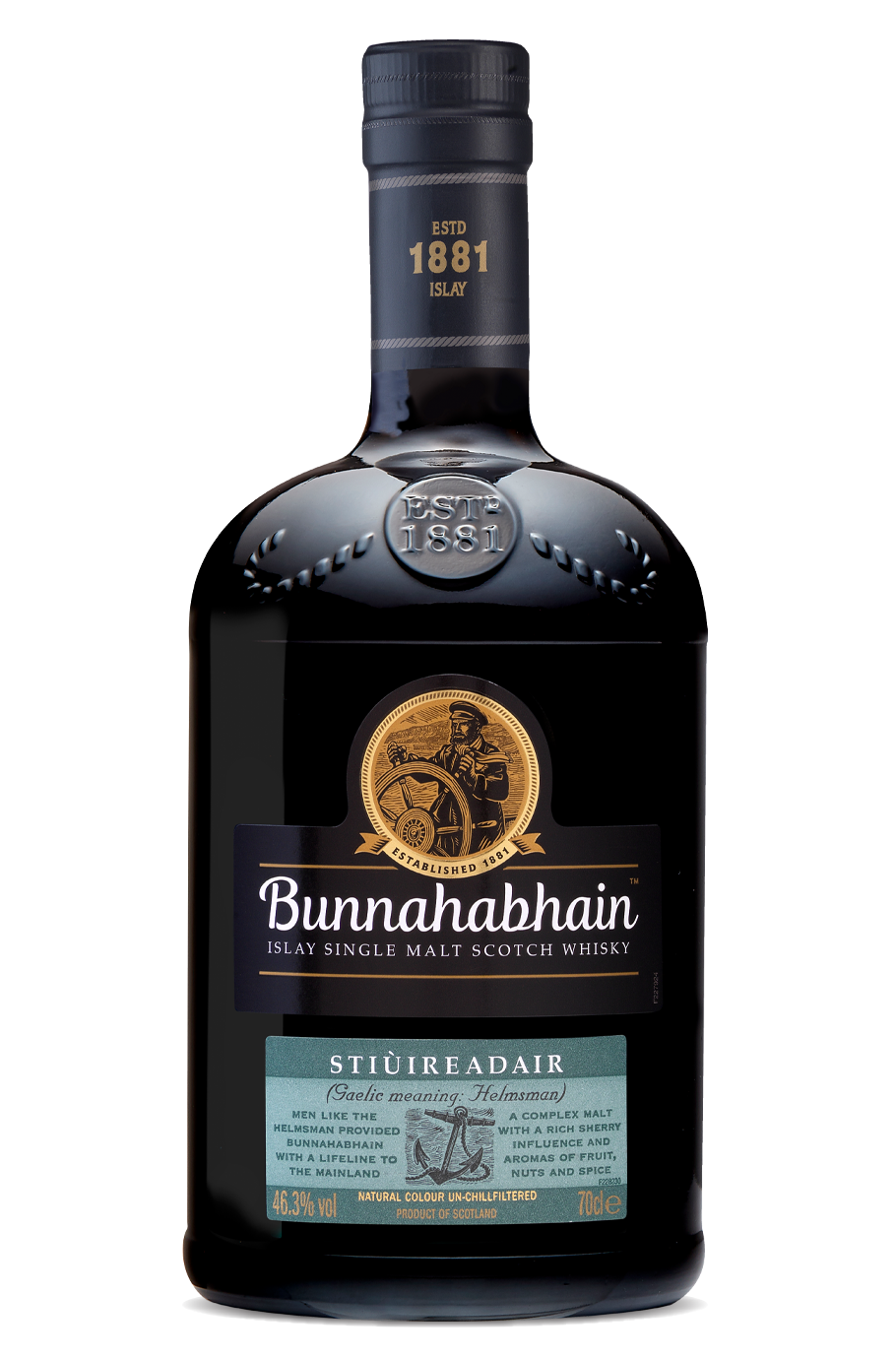 Bunnahabhain Stiuireadair Single Malt Scotch Whisky 46.3% 700ml