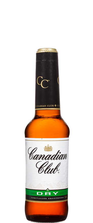 Canadian Club and Dry (10x 330ml Bottles)