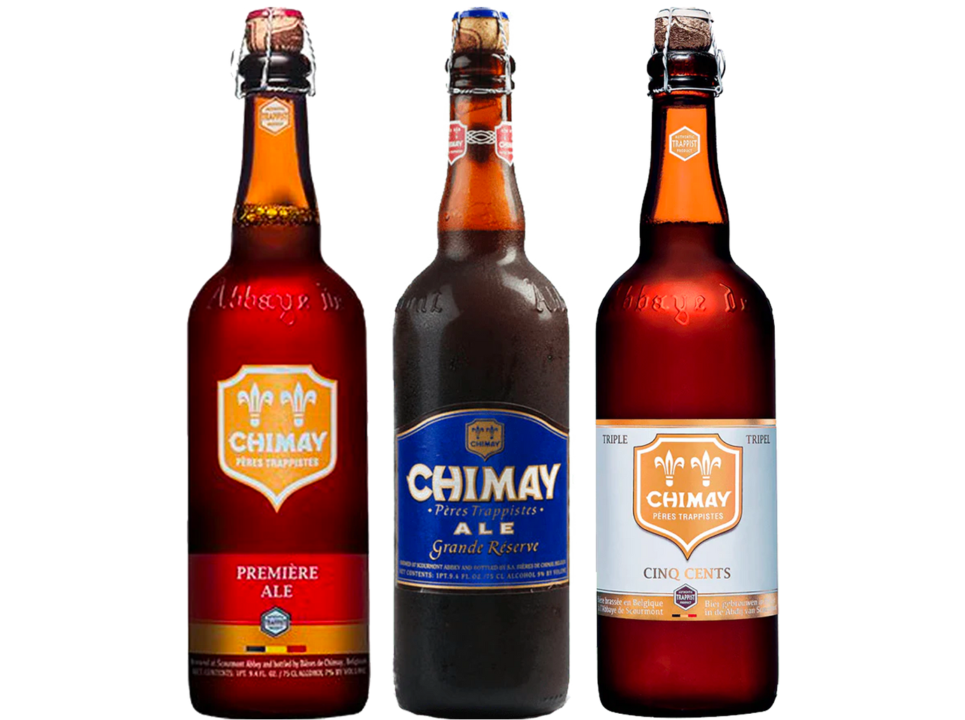 Chimay Taster Trio (3x 750ml Bottles)