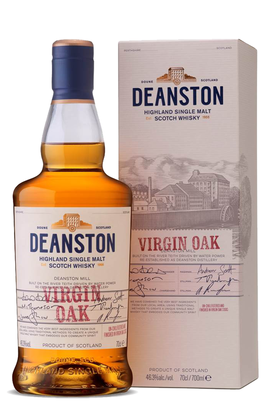 Deanston Virgin Oak Highland Single Malt Scotch Whisky 46.3% 700ml