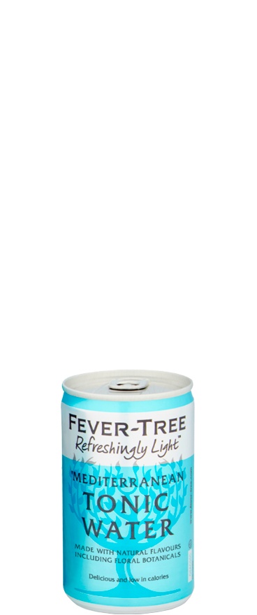 Fever Tree Mediterranean Tonic Water (8x 150ml Cans)