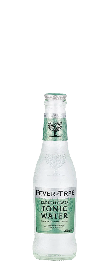 Fever Tree Premium Elderflower Tonic Water (4x 200ml Bottles) - Wine Central