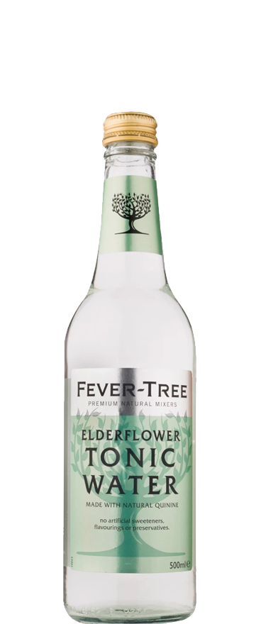 Fever Tree Premium Elderflower Tonic Water 500ml Bottle - Wine Central