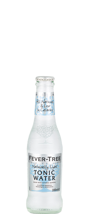 Fever Tree Premium Naturally Light Tonic Water (4x200ml Bottles) - Wine Central