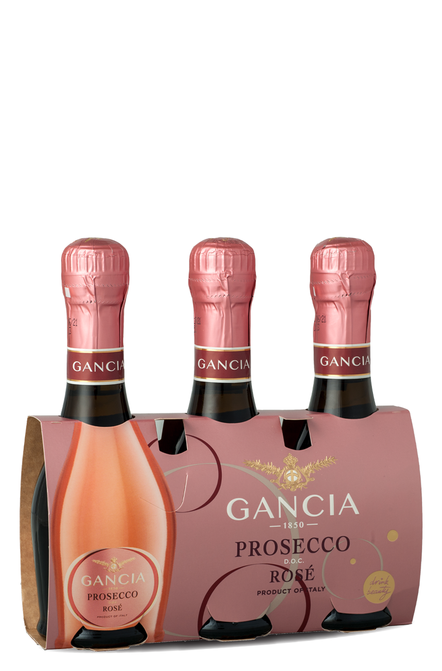 Gancia Prosecco Ros√© DOC (8 x 3 Pack) 200ml NV