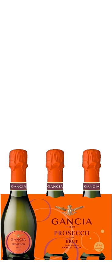 Gancia Prosecco DOC 3x 200ml Pack - Wine Central