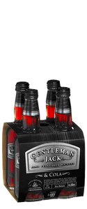 Gentleman Jack and Cola (4x 330ml Bottles) - Wine Central