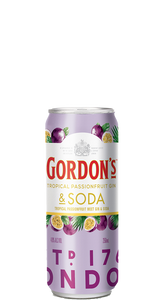 Gordons Tropical Passionfruit Gin & Soda (12 x 250ml Cans)