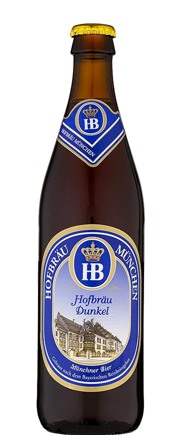 Hofbrau Dunkel German Dark Lager 500ml Bottle