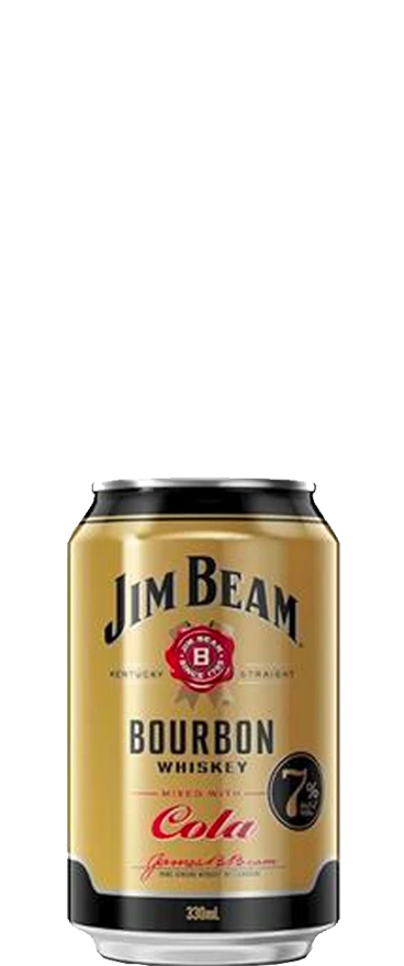 Jim Beam Gold and Cola (6x 330ml Cans)