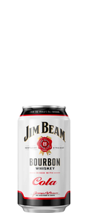 Jim Beam White and Cola (10x 330ml Cans)