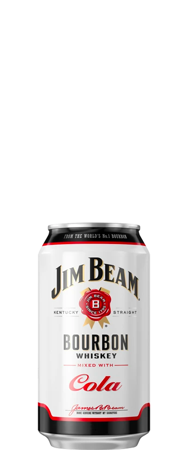 Jim Beam White and Cola (10x 330ml Cans)
