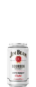 Jim Beam White and Zero Cola (10 x 330ml Cans)
