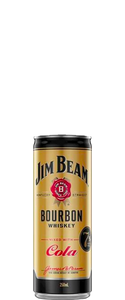 Jim Beam Gold and Cola (12x 250ml Cans)