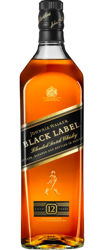 Johnnie Walker Black Label Whisky 1L - Wine Central