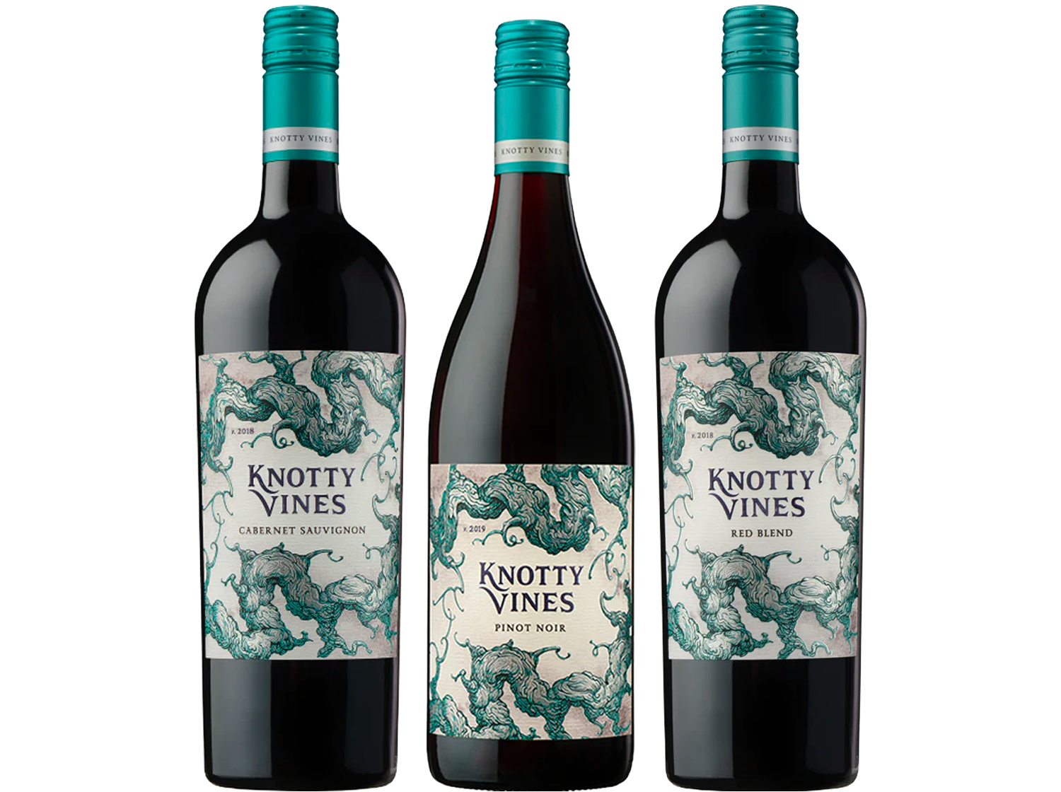 Knotty Vines 3 Bottle Taster Trio