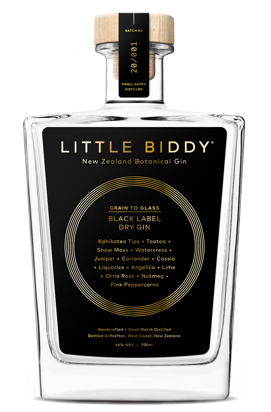 Little Biddy Gin - Black Label 46% 700ml