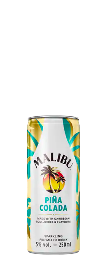 Malibu Pina Colada Cocktail (4x 250ml Cans)