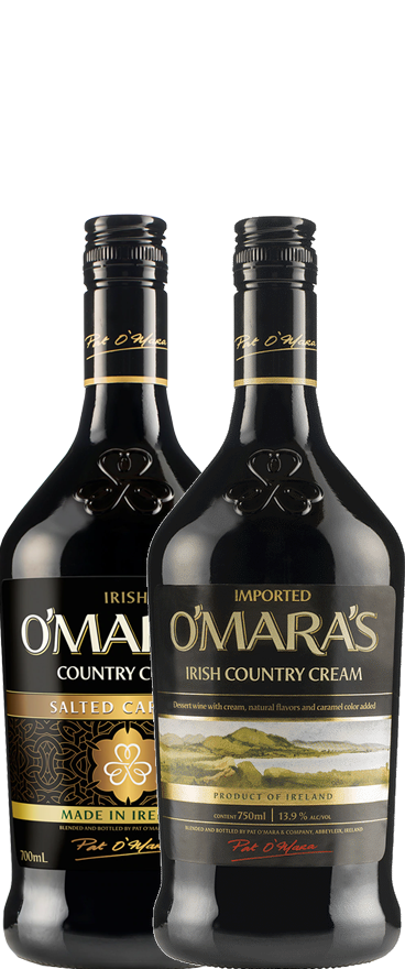 O'mara's Twin Pack - Classic + Salted Caramel Irish Cream (2x 700ml Bottles) - Wine Central