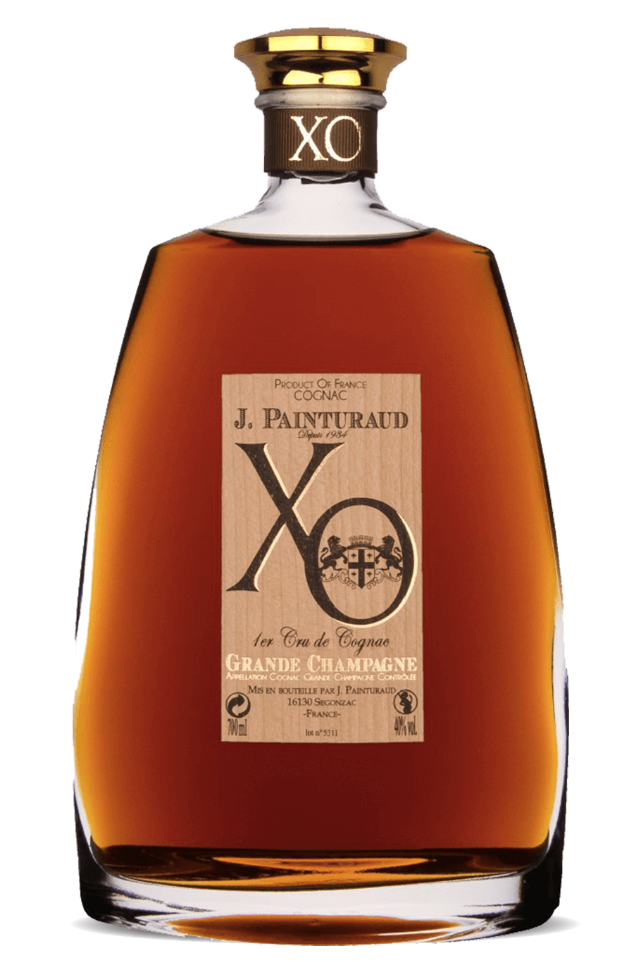 J. Painturaud Cognac Grande Champagne XO 40% 700ml (Gift 700ml