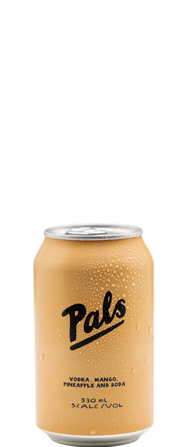 Pals Vodka, Mango, Pineapple and Soda (10x 330ml Cans)