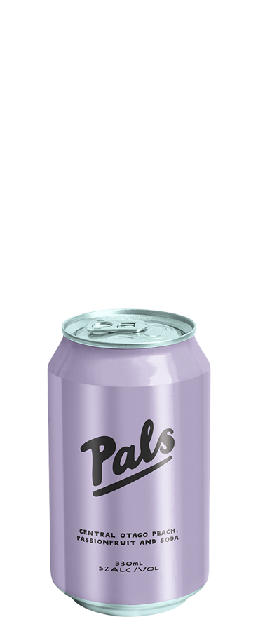 Pals Vodka, Central Otago Peach, Passionfruit & Soda (10x 330ml Cans) - Wine Central