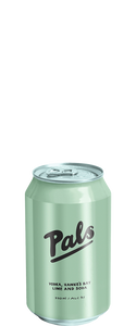 Pals Vodka, Hawke's Bay Lime and Soda (10x 330ml Cans) - Wine Central